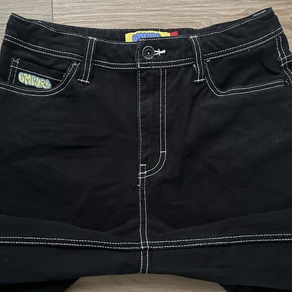 Empyre Denim Black Skate Shorts Inseam 11” - Youth 26 - Picture 3 of 16